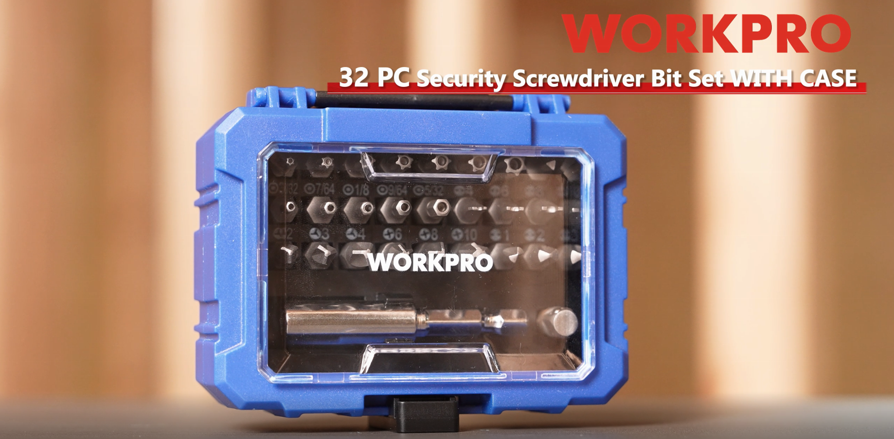 WORKPRO Security Bit Set, 32PCS Tamper Proof Screwdriver Set with